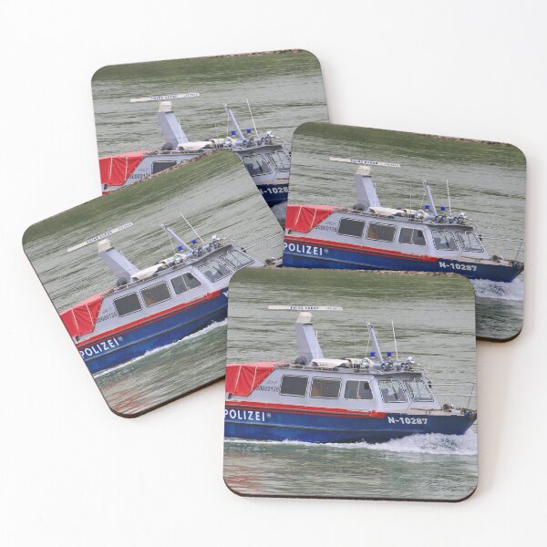 Item preview, Water police boat, River Danube, Austria designed and sold by FranWest.