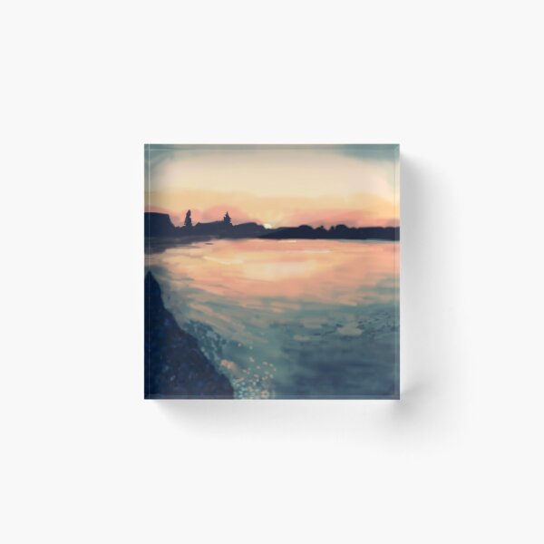Item preview, Eastern Shore Sunset designed and sold by PaintedPuffer.