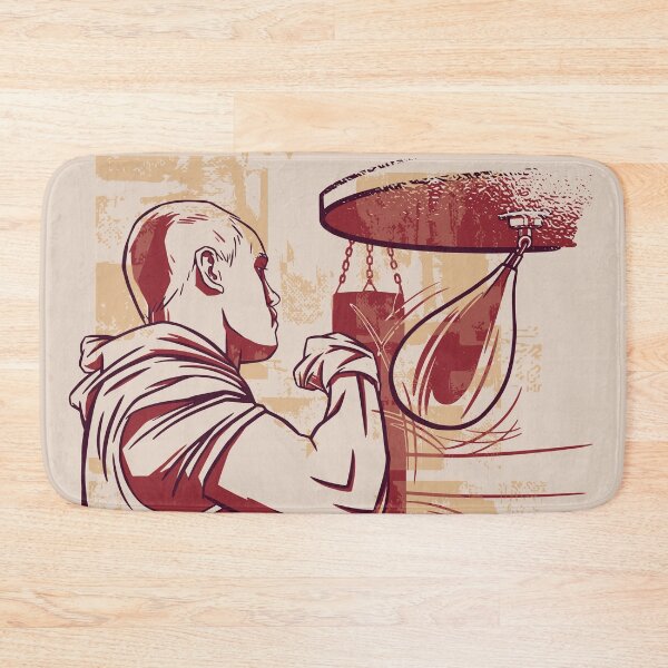 Item preview, Boxer Practicing his Punches designed and sold by CoolSilhouettes.
