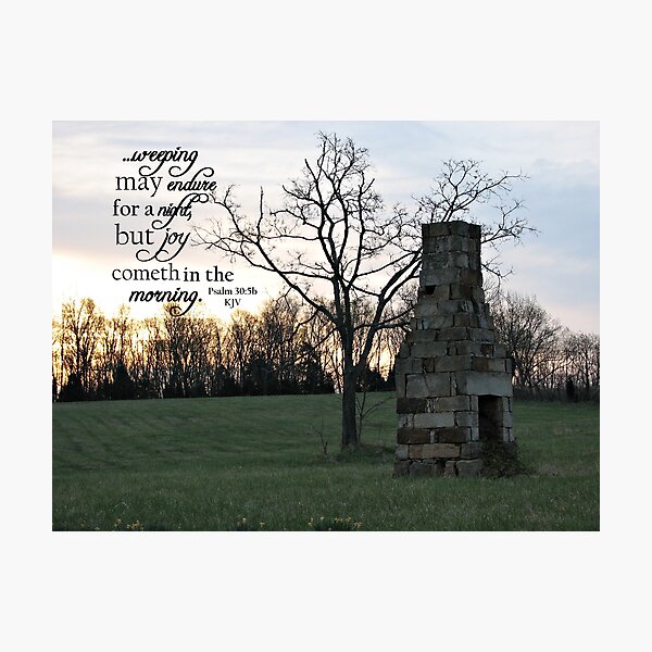 Item preview, Joy Cometh In The Morning designed and sold by SAJES Homestead Art.
