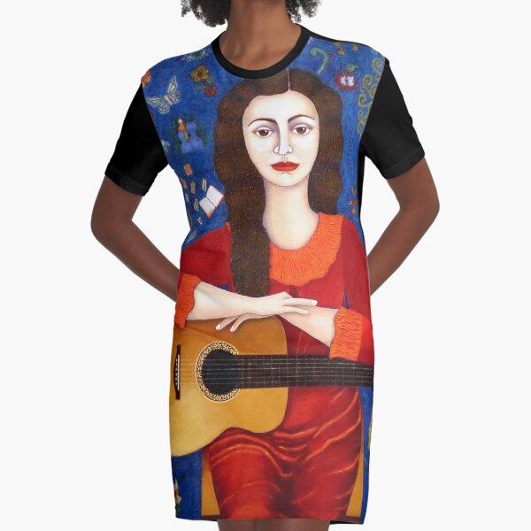 Thanks to Life Graphic T-Shirt Dress