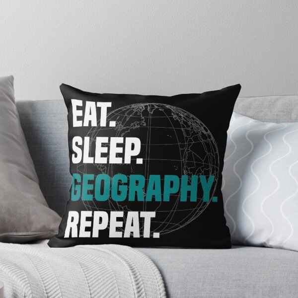 Item preview, Eat Sleep Geography Repeat - Geographer  designed and sold by Sutra-Lotus-Co.