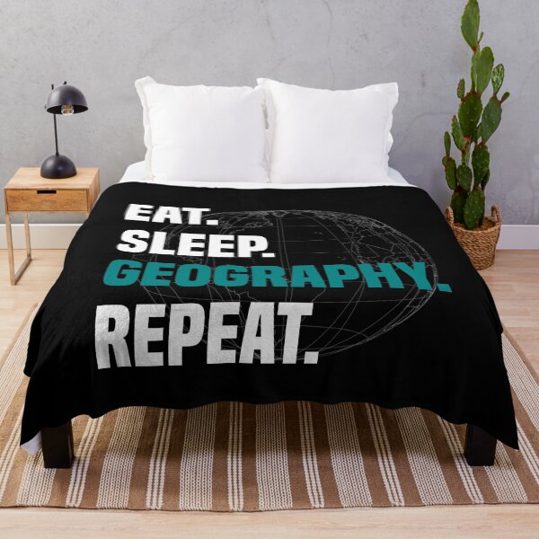 Item preview, Eat Sleep Geography Repeat - Geographer  designed and sold by Sutra-Lotus-Co.
