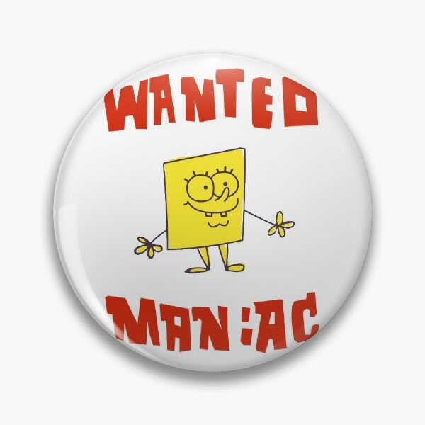 Item preview, SpongeBob SquarePants Classic - Wanted Maniac designed and sold by Daniel J. Carville.