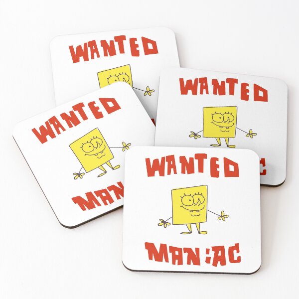 Item preview, SpongeBob SquarePants Classic - Wanted Maniac designed and sold by Daniel J. Carville.