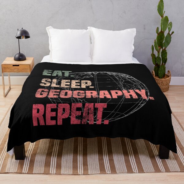 Item preview,  Eat Sleep Geography Repeat - Geographer  designed and sold by Sutra-Lotus-Co.