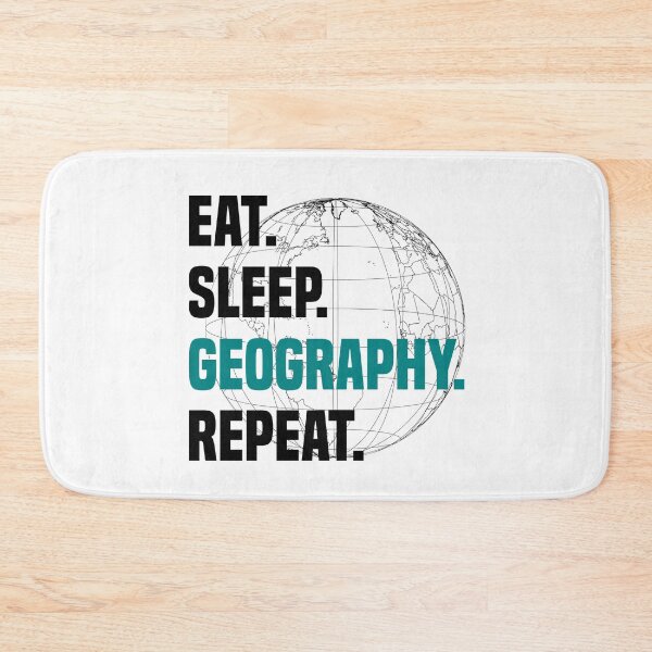 Item preview,  Eat Sleep Geography Repeat - Geographer  designed and sold by Sutra-Lotus-Co.