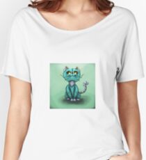 Robot Cat Women's Relaxed Fit T-Shirt