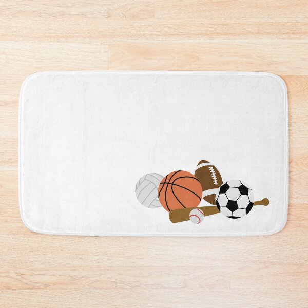 Item preview, sports balls in a pile designed and sold by Ella's  Doodles And Designs.