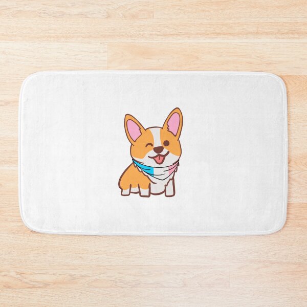Item preview, Corgi Puppy Transgender Flag designed and sold by ajbastyr.