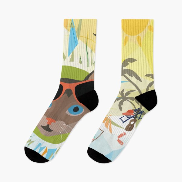 Item preview, Sola cat at the beach designed and sold by Printedarts.