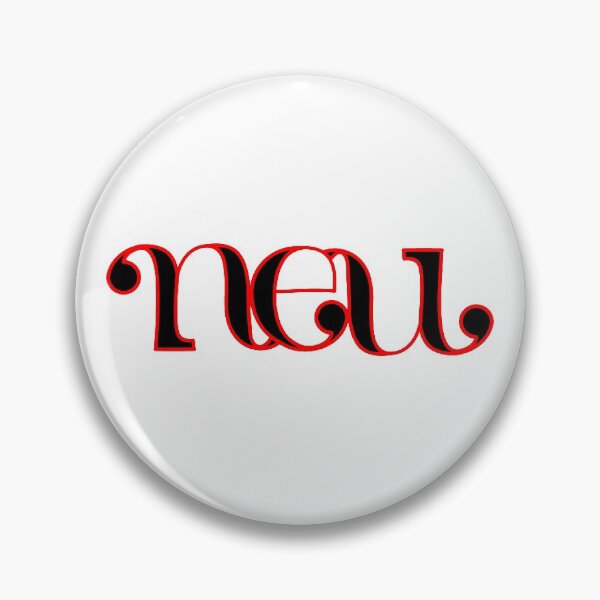 Item preview, neu logo - black in red outline designed and sold by MasterofChaiTea.