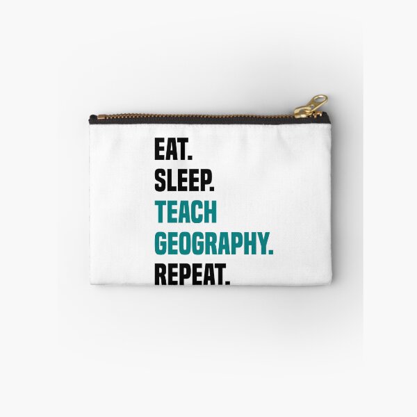 Item preview,  Eat Sleep Teach Geography Repeat - Geography Teacher  designed and sold by Sutra-Lotus-Co.