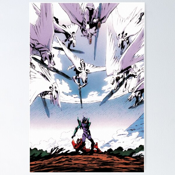 Neon Genesis Evangelion Manga EVA manga has been completed Japan Sadamoto  Yoshiyuki painted Magic City Neon