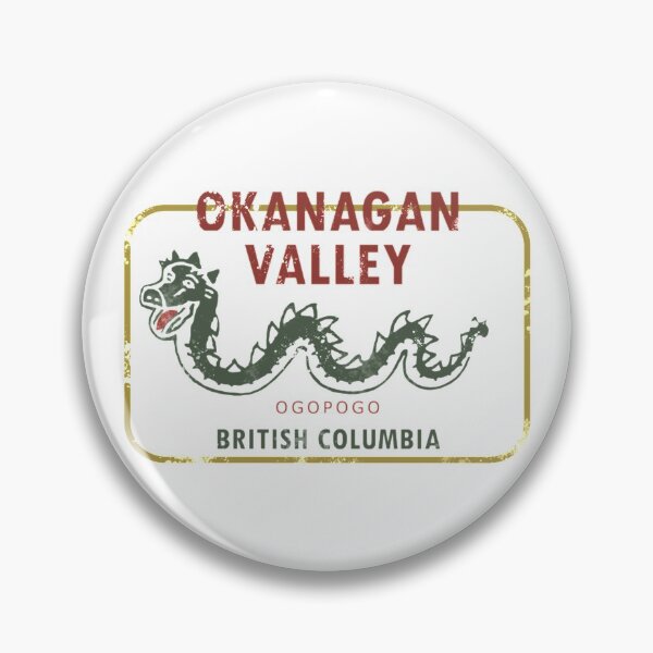 Item preview, Okanagan Valley British Columbia Vintage Travel Decal designed and sold by hilda74.