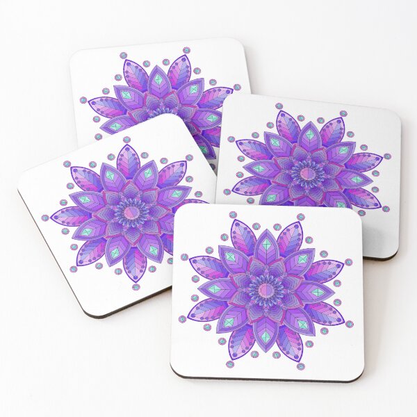 Item preview, FLOWER MANDALA ELECTRICAL ABUNDANCE designed and sold by STIKI SHOP.