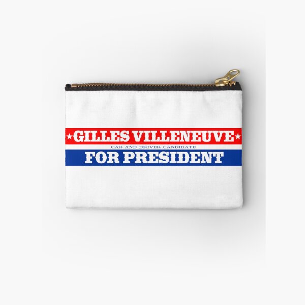 Item preview, Gilles Villeneuve for president designed and sold by Dark Monohue.
