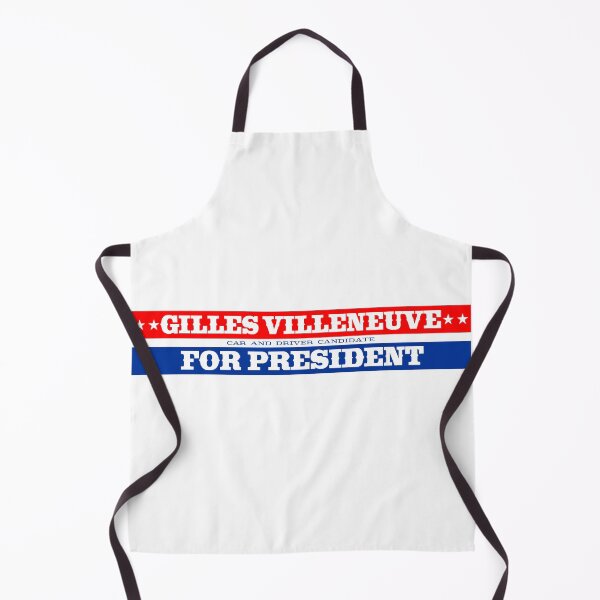 Item preview, Gilles Villeneuve for president designed and sold by Dark Monohue.