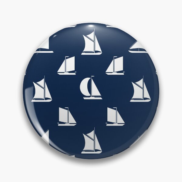 Item preview, White Sailboats Blue Background Design designed and sold by MrRoccoBlue.