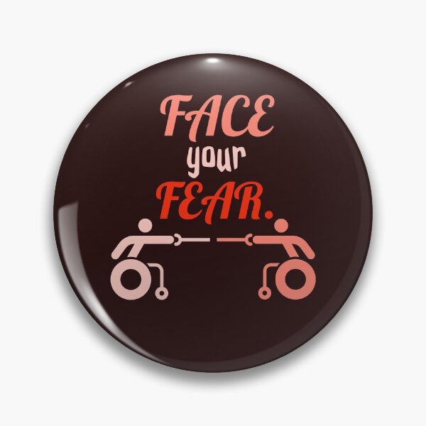 Item preview, face your fear. persons on wheelchair playing fencing. designed and sold by doctors-apparel.
