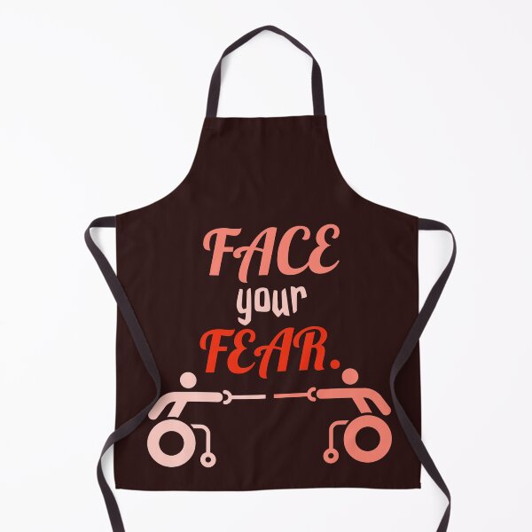 Item preview, face your fear. persons on wheelchair playing fencing. designed and sold by doctors-apparel.