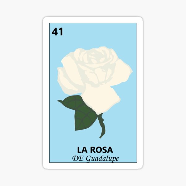 Item preview, Rosa de Guadalupe Loteria designed and sold by Cabeza del Sol.