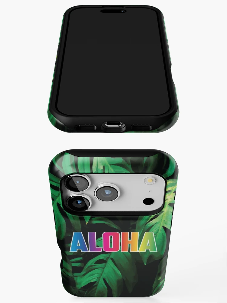 Thumbnail 3 of 4, iPhone Case, Aloha Rainbow designed and sold by Reeks808.