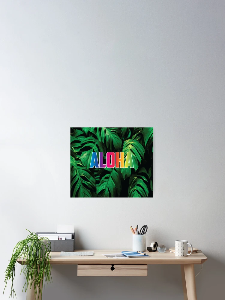 Thumbnail 2 of 3, Poster, Aloha Rainbow designed and sold by Reeks808.