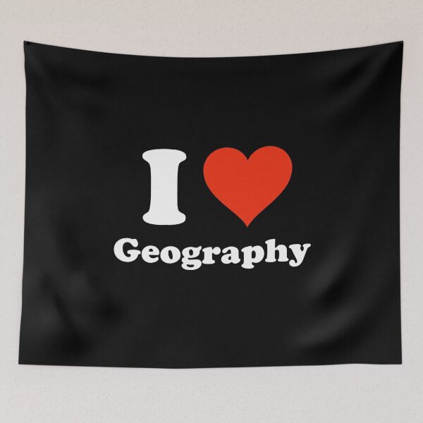 Item preview, I Love Geography -  Student Teacher Logo designed and sold by Sutra-Lotus-Co.