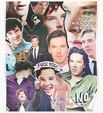 benedict collage Poster