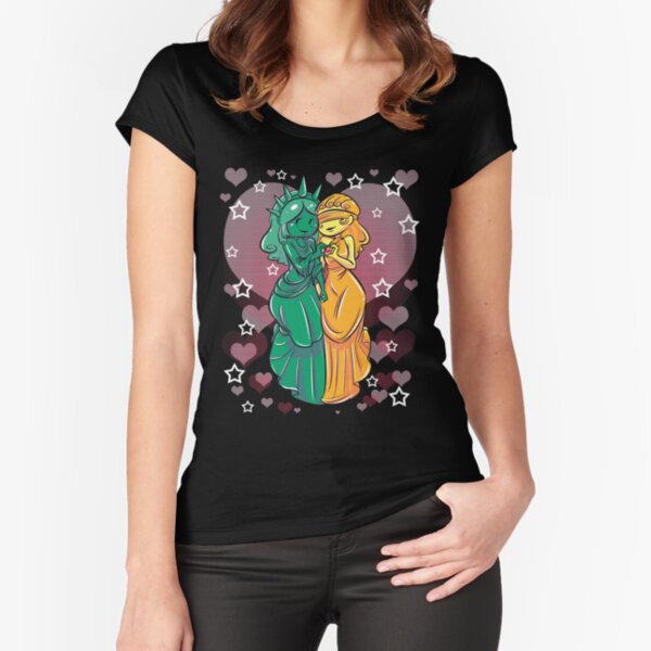 Equal Ladies 2 Fitted Scoop T-Shirt