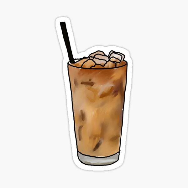 iced coffee Sticker for Sale by ahp00