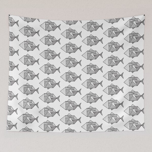 Item preview, Geometric fish designed and sold by apis-florea.