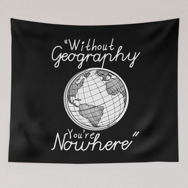 Item preview, Without Geography You're Nowhere - Vintage Globe  designed and sold by Sutra-Lotus-Co.