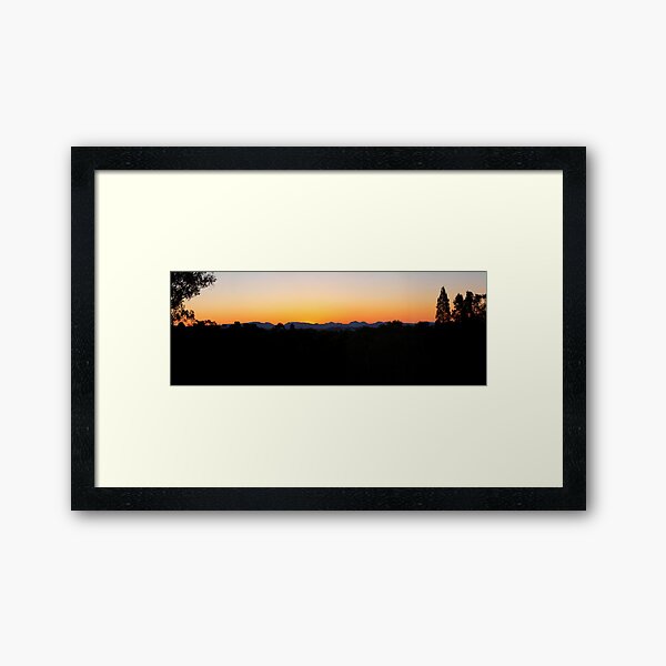 Warrumbungles, NSW, Australia. Framed Art Print