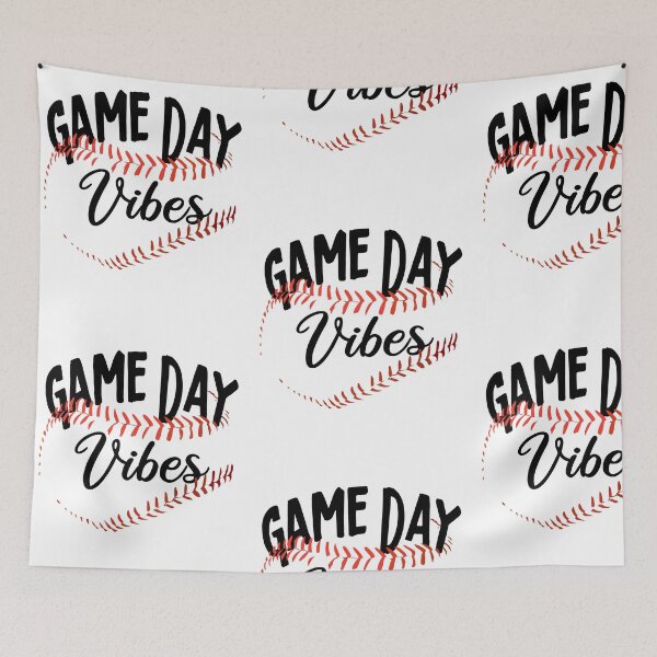 Item preview, Game Day Vibes Cute Baseball  designed and sold by ChezM1989.