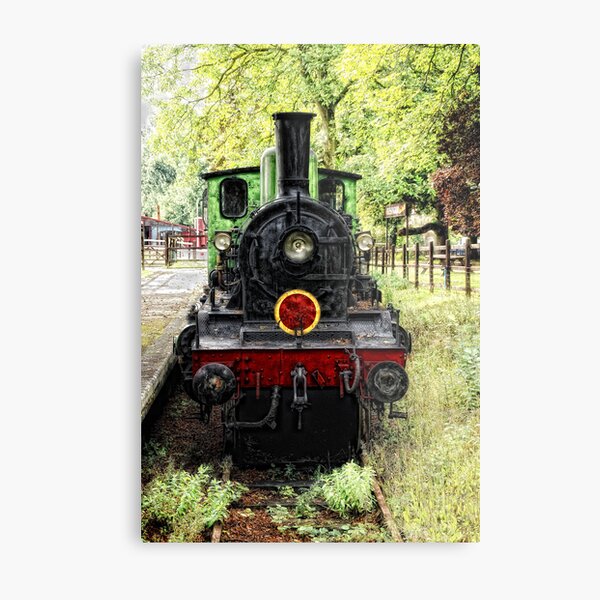 Old Steam Train Metal Print