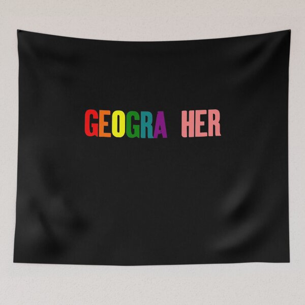 Item preview,  Geographer - Geographic LGBT Tipography For Women  designed and sold by Sutra-Lotus-Co.