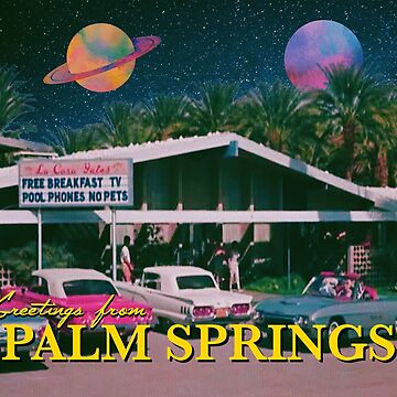 Artwork thumbnail, greetings from palm springs by ausketches