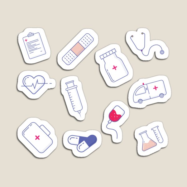 Item preview, Medical pattern - Gift for healthcare worker NHS designed and sold by TamGustam.