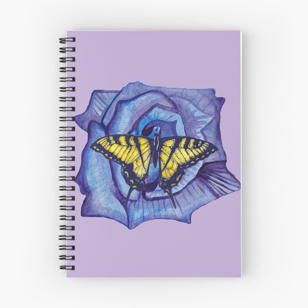 Item preview, Watercolor blue rose and butterfly designed and sold by susserain.