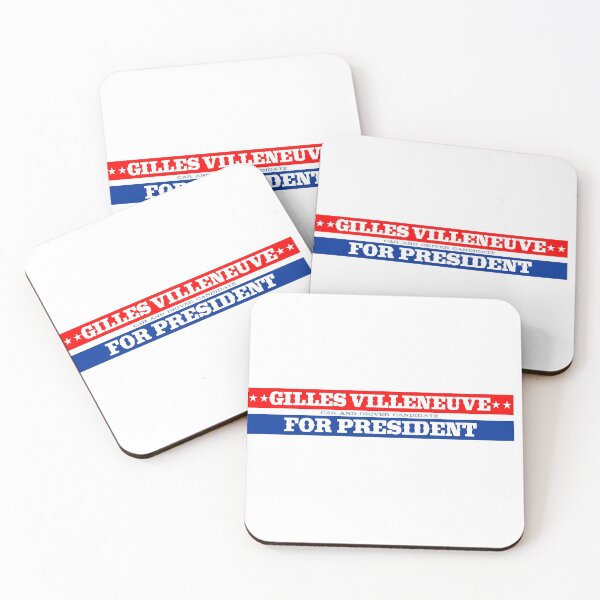 Item preview, Gilles Villeneuve for president designed and sold by Dark Monohue.