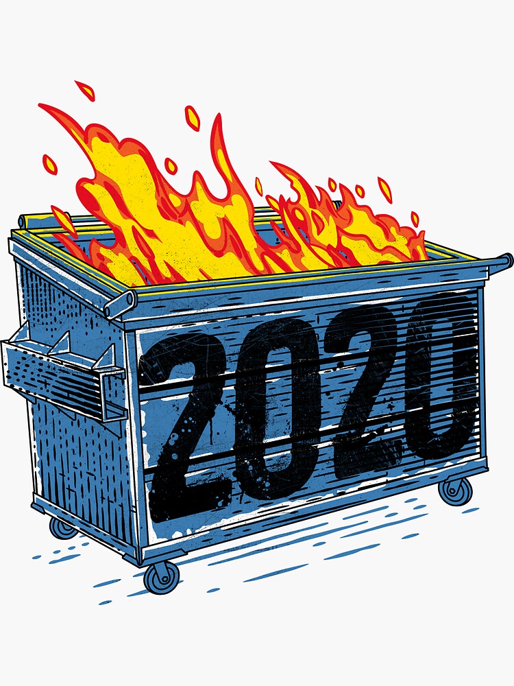 2020 dumpster fire vinyl