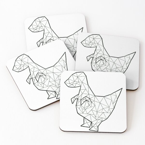 Item preview, Geometric Dinosaur designed and sold by apis-florea.