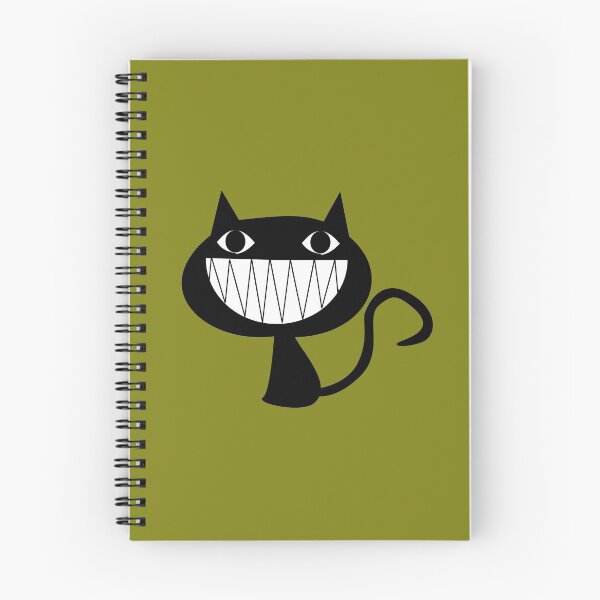 Item preview, The black cat with his wide laugh designed and sold by Zuly5.