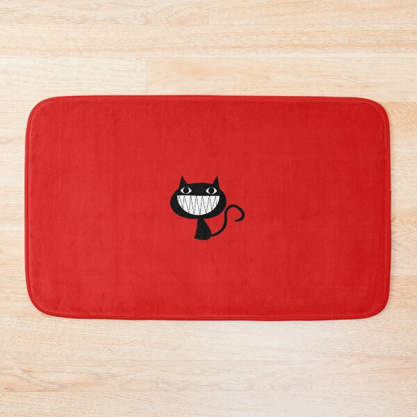 Item preview, The black cat with his wide laugh designed and sold by Zuly5.