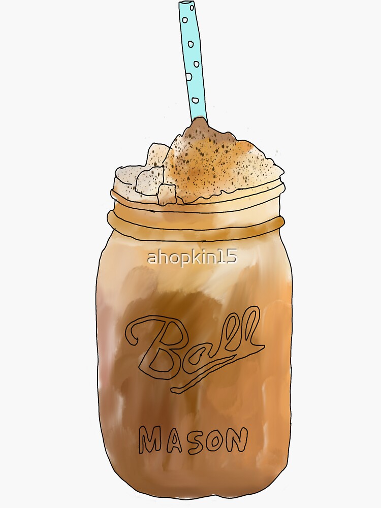 iced coffee Sticker for Sale by ahp00