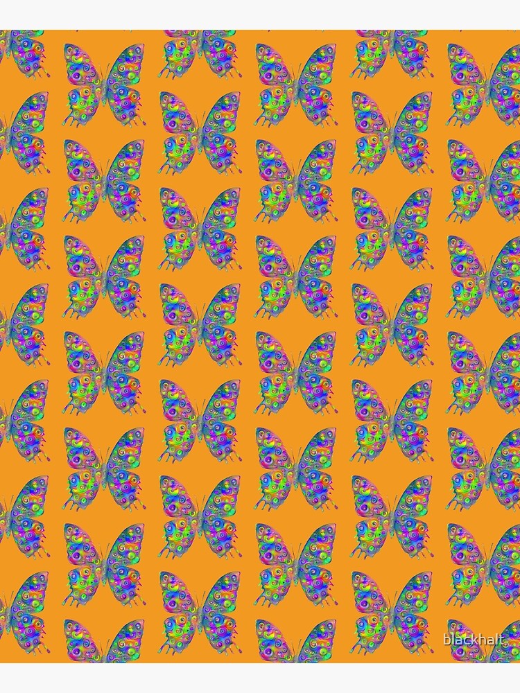 #DeepDream Motley Butterfly by blackhalt