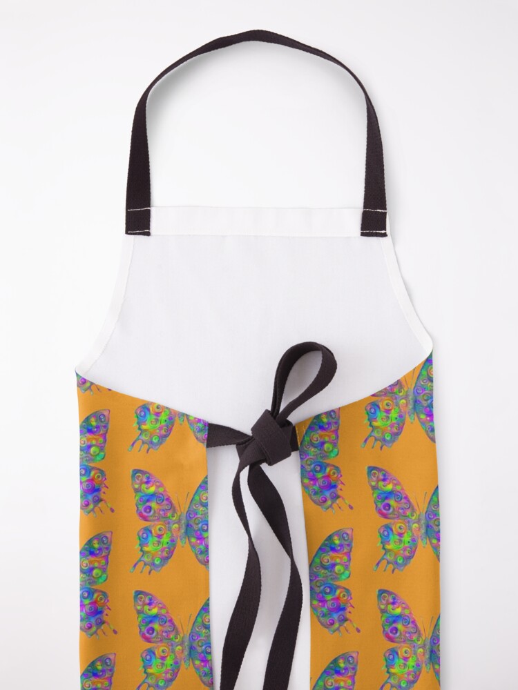 Alternate view of #DeepDream Motley Butterfly Apron