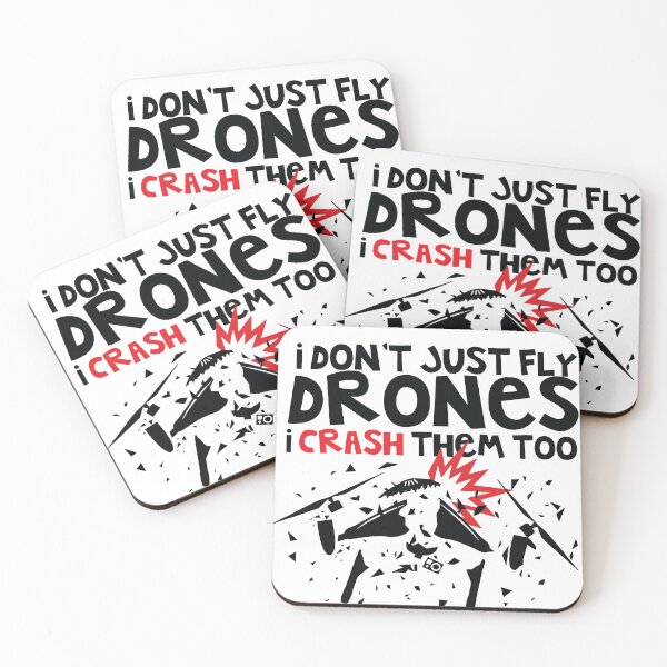Aperçu de l'œuvre J'écrase aussi des drones créée et vendue par OneOriginalTee.